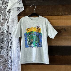 Kids San Francisco 90s 1994 Vintage Tourist Souvenir City Attractions T-shirt